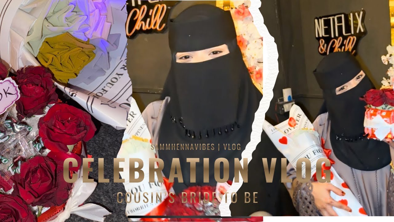 Celebration On Cousins Bride to Be 🧕#hijabi #celebration #vlog #viral #mumbai 