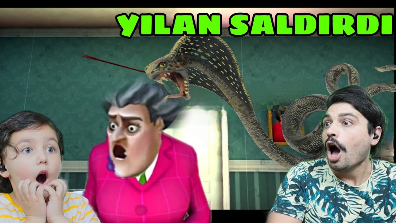 MİSS T YE YILAN SALDIRDI 🐍 | SCARY TEACHER 3D