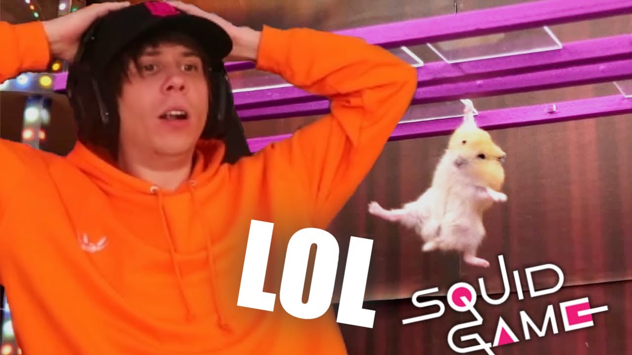 RUBIUS reacciona a EL JUEGO DEL CALAMAR Edicion Hamsters (Hamsterious)