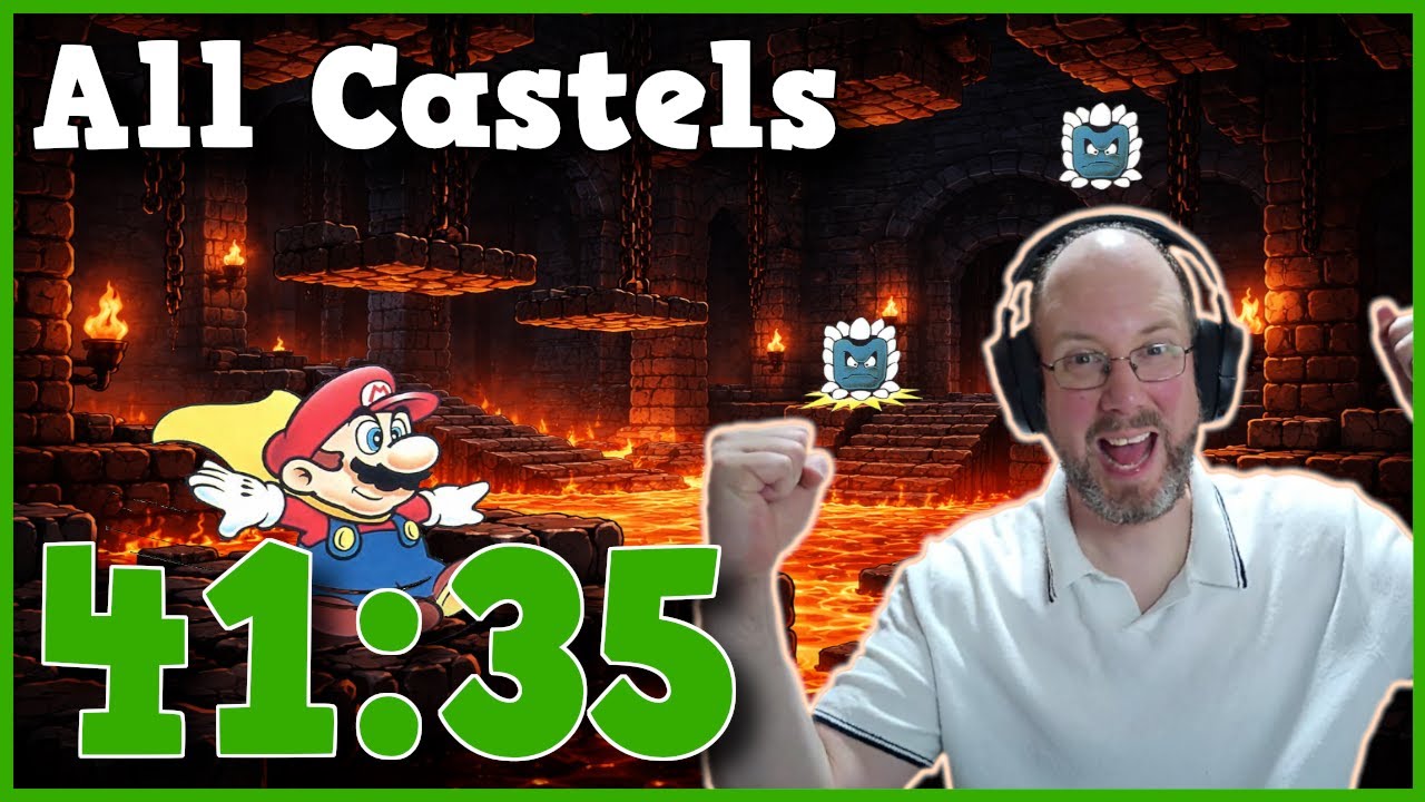 Super Mario World - All castels - PB (41m35s)