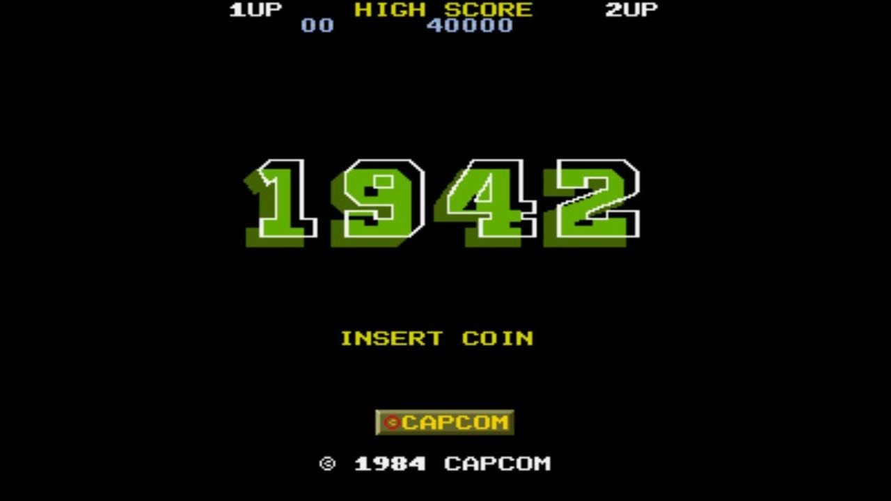 1942 Stage 1 to 4 Midway 1984 Capcom Mame Retro Arcade Games