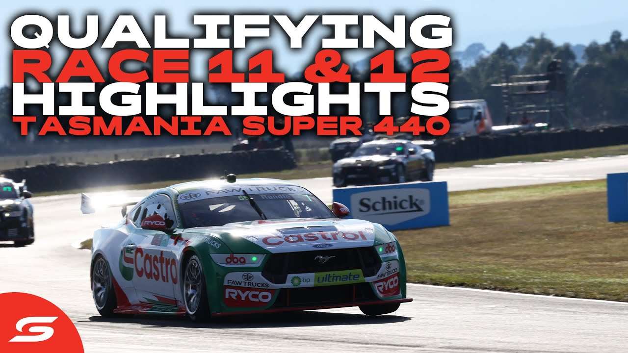 Boost Mobile Qualifying (Race 11 & 12) Highlights - Snowy River Caravans Tasmania Super 440