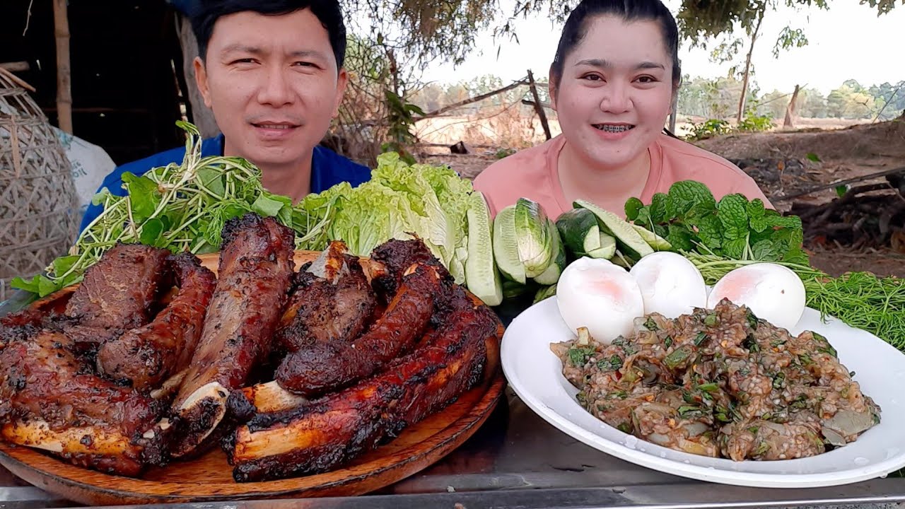 ซุปมะเขือไข่ต้ม ซี่โครงหมูหมักพริกไทยดำย่างหอมๆ 12 มกราคม ค.ศ. พ.ศ.2566