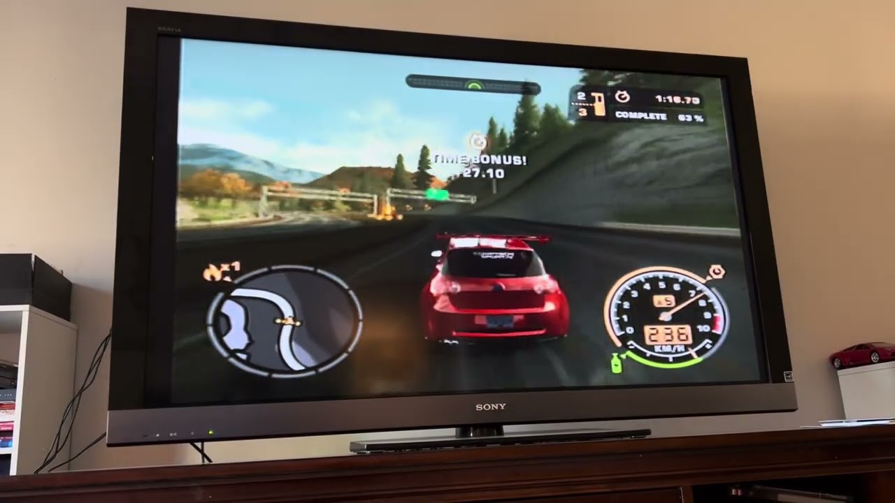 Need For Speed Most Wanted PS2 Tollbooth Time Trial Challenge 1 2:09.77 