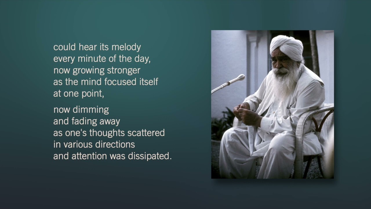 Reading from The Teachings of Kirpal Singh: 