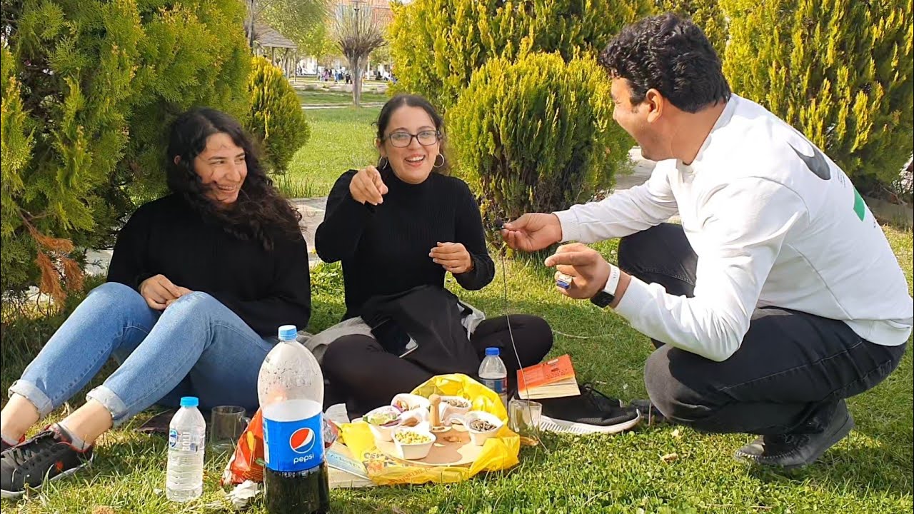 آغابیادر مهمان دو دختر خانم ترکی در گلباشی انقره