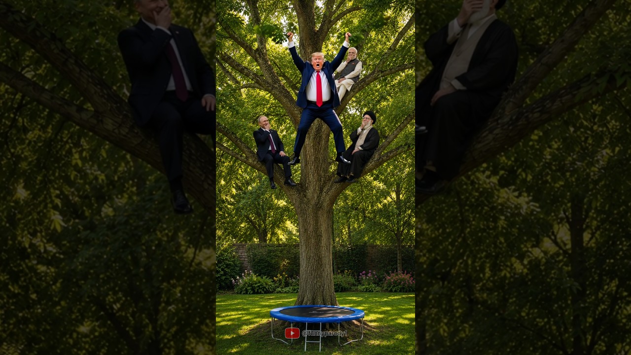 TRUMP DARED TO JUMP!! Here's What Happened 😱 #funny #comedy