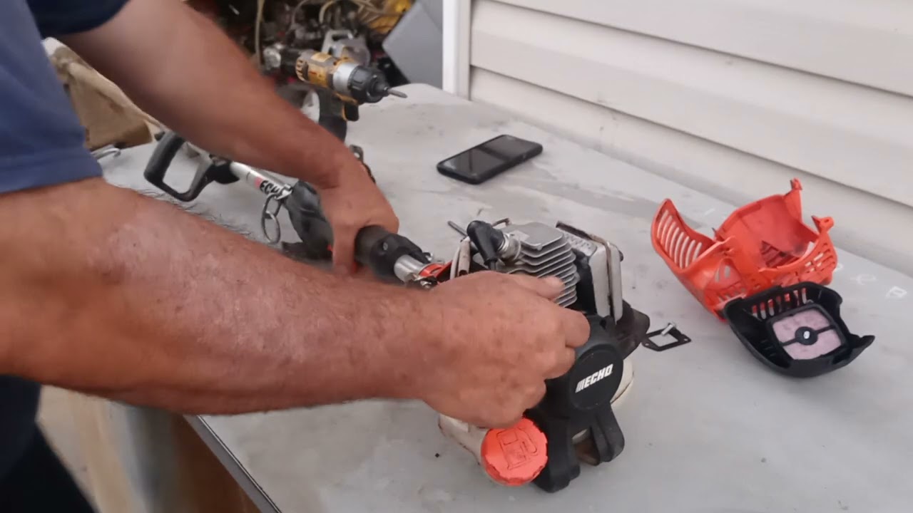 RDMJ.Parte#1.ECHO PAS 225 REPARACION CARBURADOR  TIEMPO Y PISTON RAYADO.