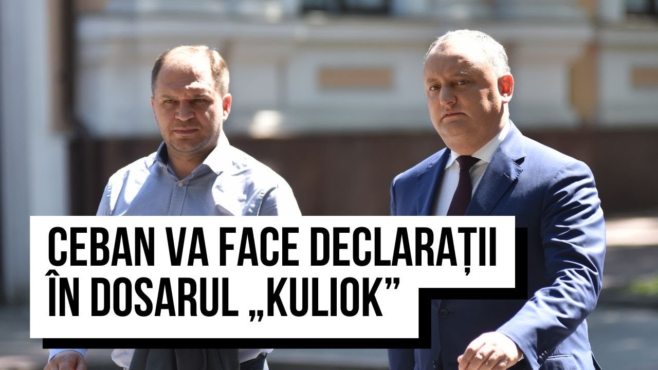Ceban, martor în favoarea lui Dodon. Plahotniuc, obligat să se prezinte