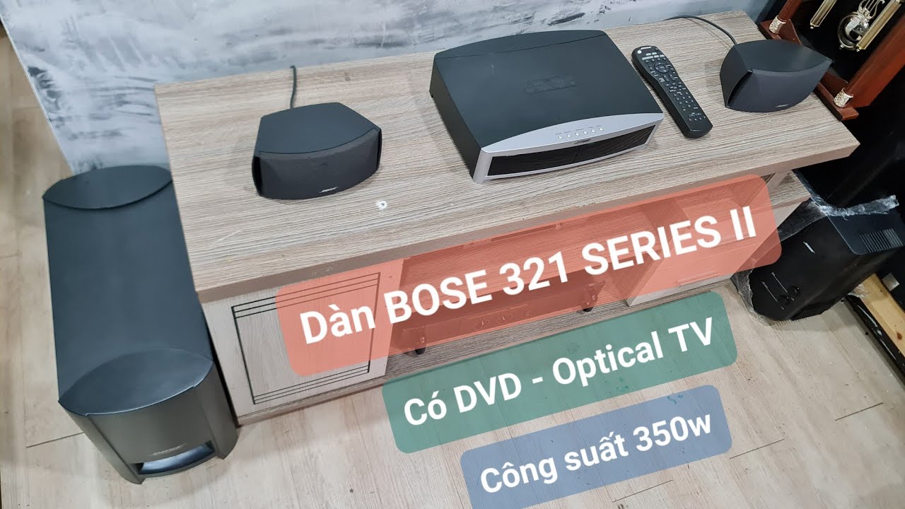DVD-CD💥BOSE 321 Series II 350w Nghe Nhạc - Xem Phim - Có Optical TV (Vũ 0908804711)