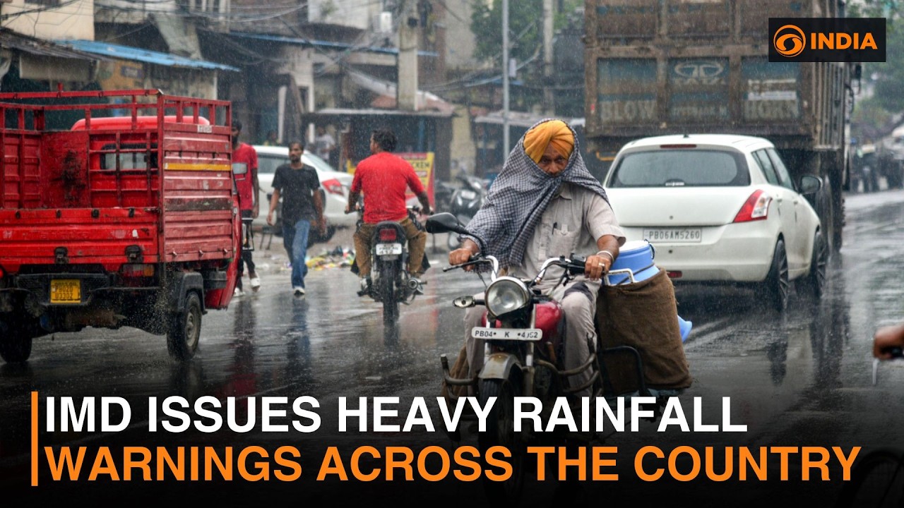 IMD issues heavy rainfall warnings across the country | DD India