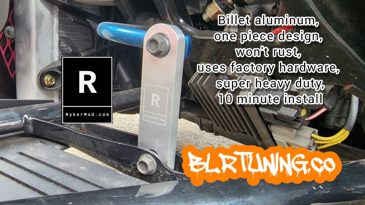 RykerMod Super Billet SWAY BAR End Links For CAN-AM RYKER INSTALL