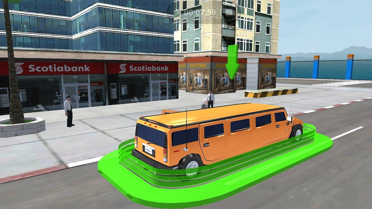 Hummer Limo Picking VIP Taxi Driving