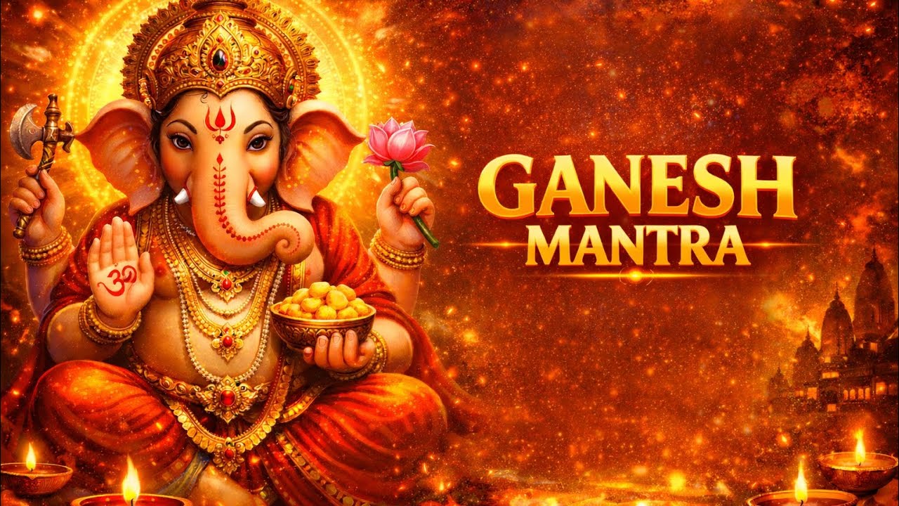 Ganesh Mantra | वक्रतुण्ड महाकाय मंत्र | Remove All Obstacles | Ganpati Bappa Mantra | गणेश मंत्र