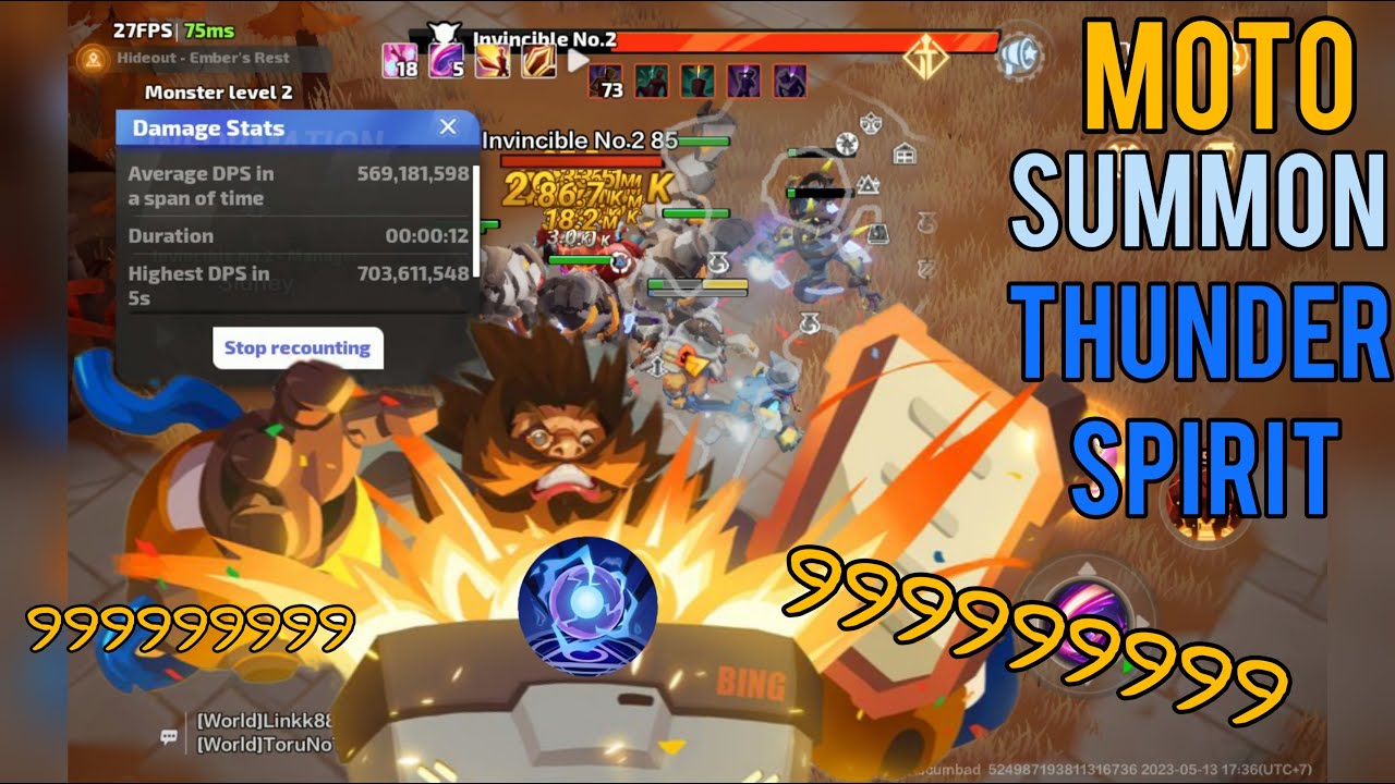 Torchlight Infinite S3 Summon Thunder Spirit supercharge👌600M(Moto Budget 170 FE)#TorchlightInfinite