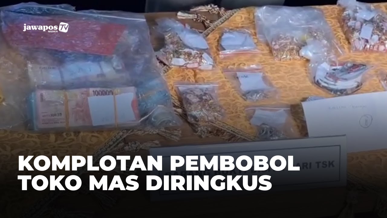 MAGETAN - Komplotan Pembobol Toko Mas Diringkus