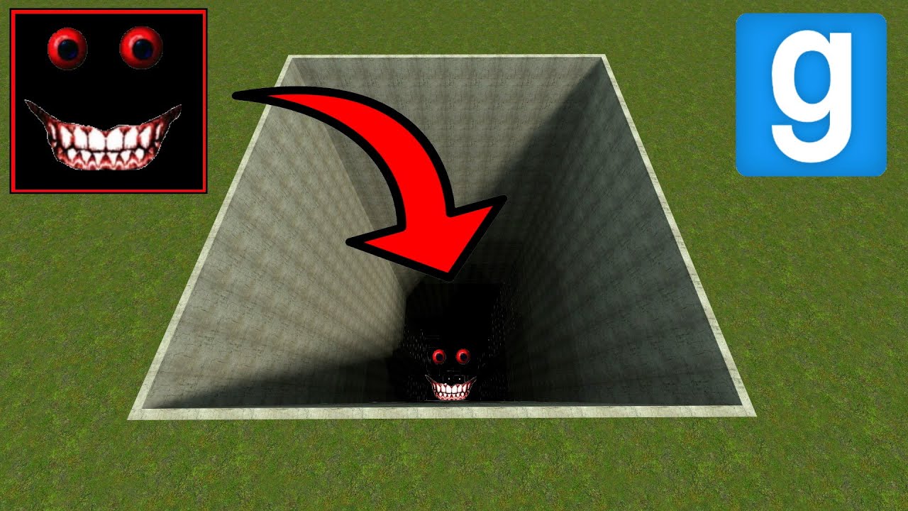 TERRIFYING CREATURE IN GIANT PIT! - Garry's mod Sandbox