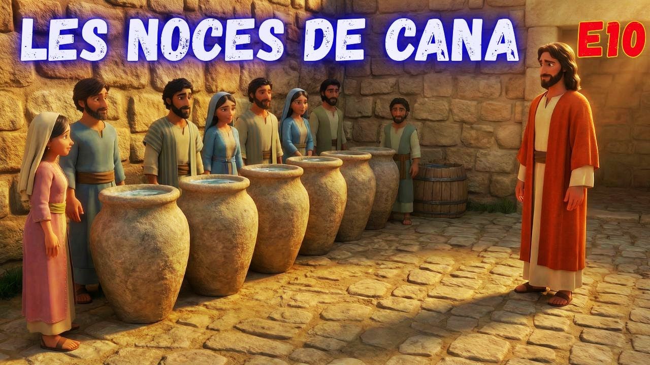 LE MIRACLE QUI A TOUT COMMENCÉ 🙏 LES NOCES DE CANA 🙏  IA ANIMATION 4K