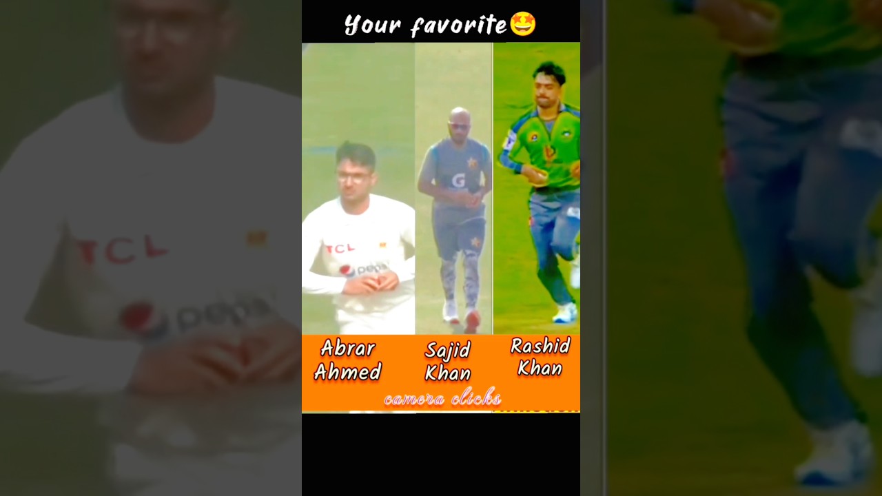 Sajid Khan Rashid Khan vs Abrar Ahmed Spinners Bowling ❤️&zwj;🔥