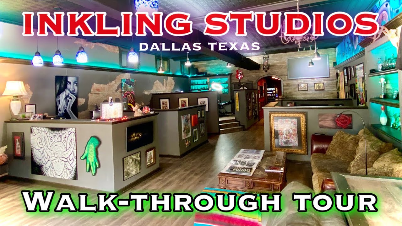 Walk Through Tour of my Tattoo Studio - Tattoo & Body Piercing