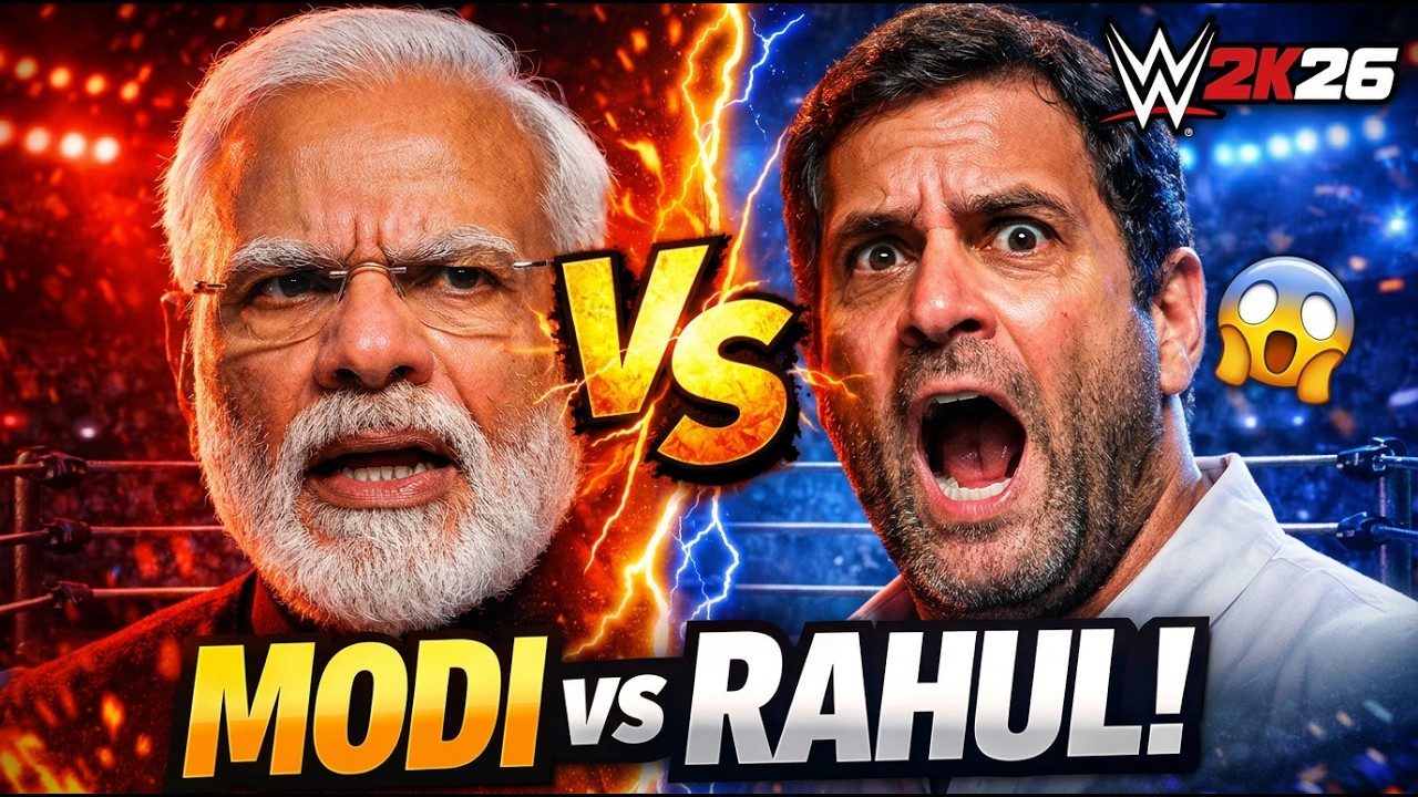 I Put Narendra Modi Against Rahul Gandhi in EXTREME WWE 2K26 Match