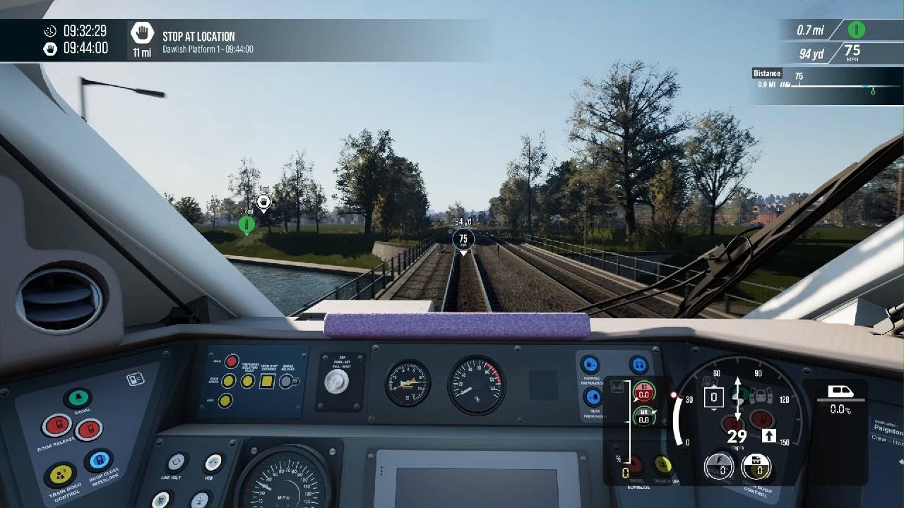 Train Sim World 6 driving the uk train