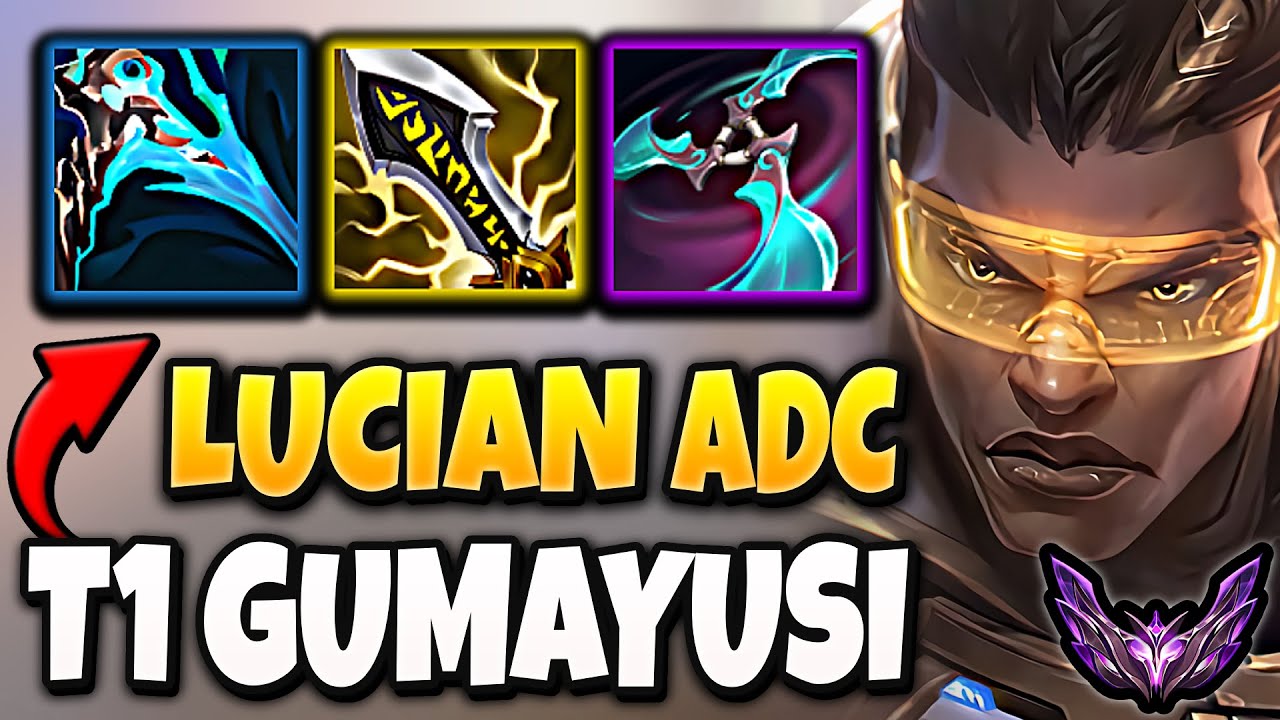 T1 Gumayusi Lucian vs Yunara [ ADC ] Korea Master Patch 25.14