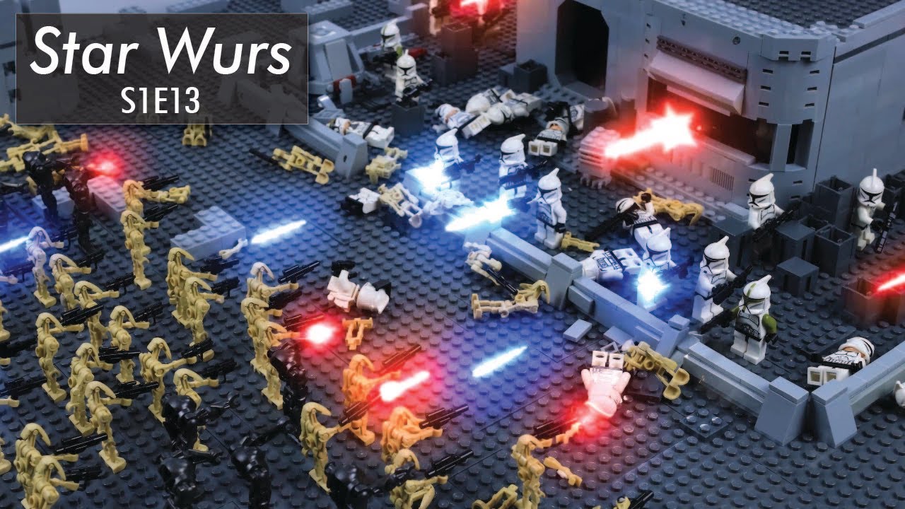 Droid assault on the Republic FOB | Lego StarWurs stopmotion [S1E13]