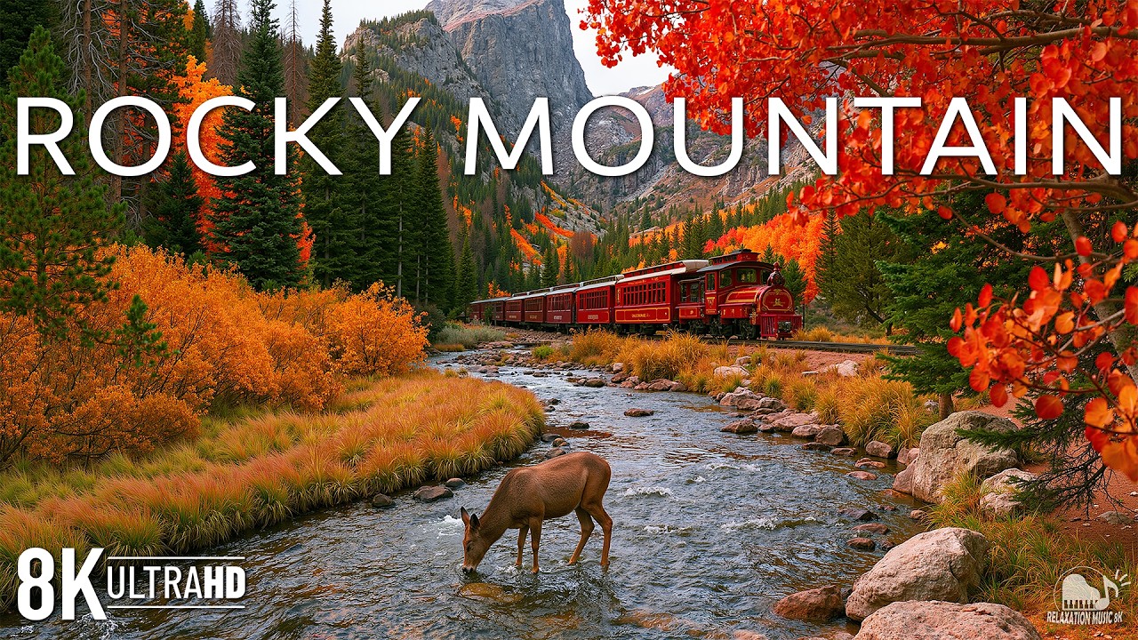 Rocky Mountain National Park Autumn 8K 🍁 Golden Aspens, Alpine Lakes & Colorado Fall Landscapes