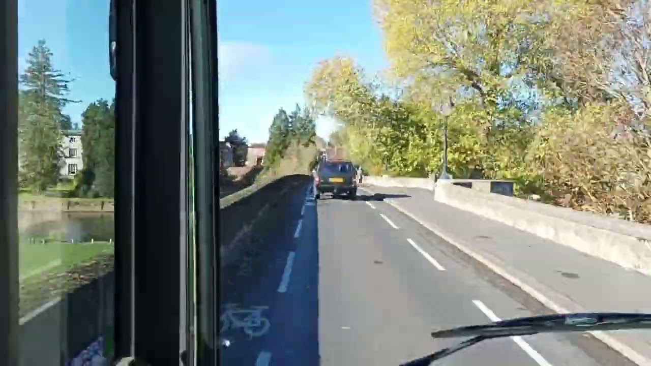 🇬🇧 BUS ROUTE TIMELAPSE | Thames Travel River Rapids X39: Oxford ➔ Reading
