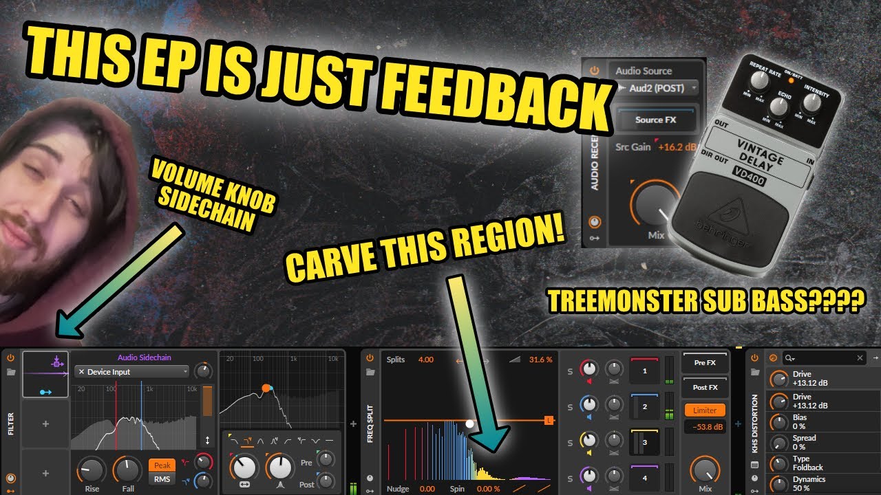 Feedback Sound Design Techniques from A Real Noise Musician (whatever that means) - Bitwig