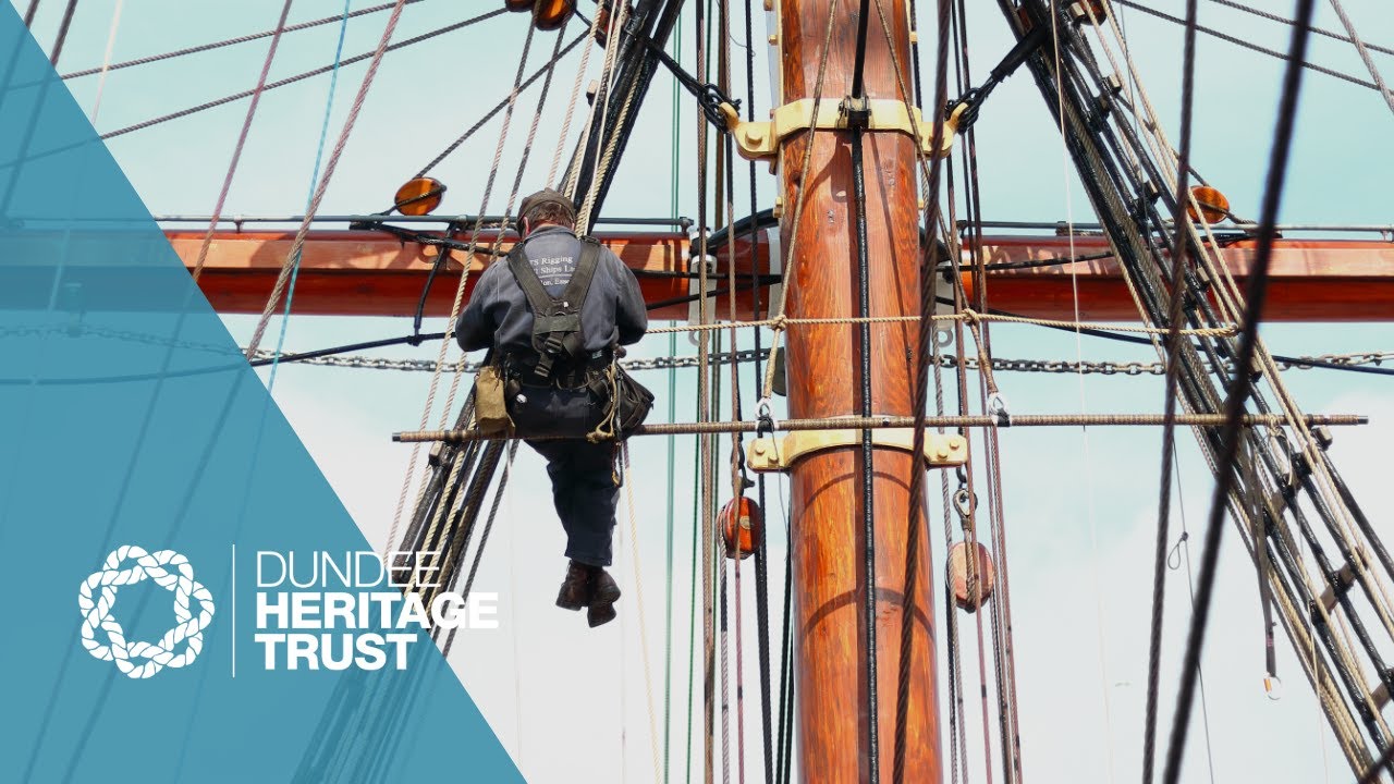 Traditional Rigging Repairs on RRS Discovery