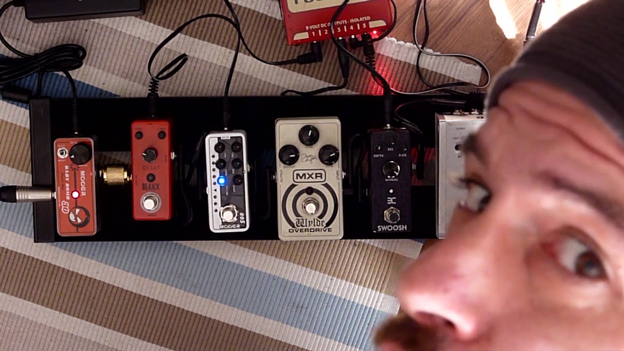 Mooer Fifty Fifty, Baby Bomb, Music Man SM-Y2D, Harley Benton 1x12