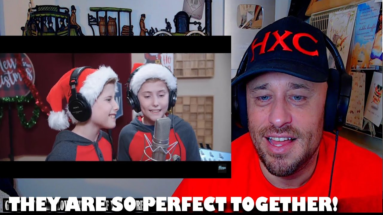 I Saw Mommy Kissing Santa Claus (Aidan & Connor Sharpe) | Sharpe Family Singers REACTION!