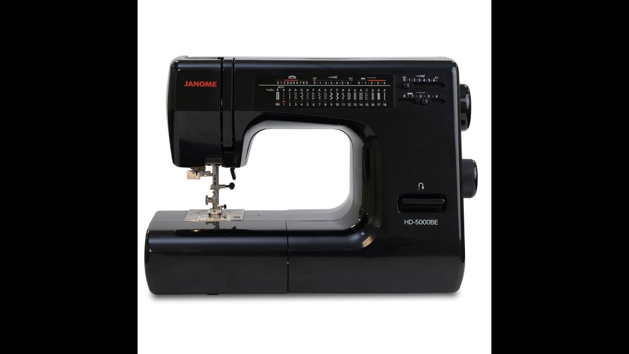 Обзор Janome HD5000BE от Ken's Sewing Center в Масл-Шолс, штат Алабама