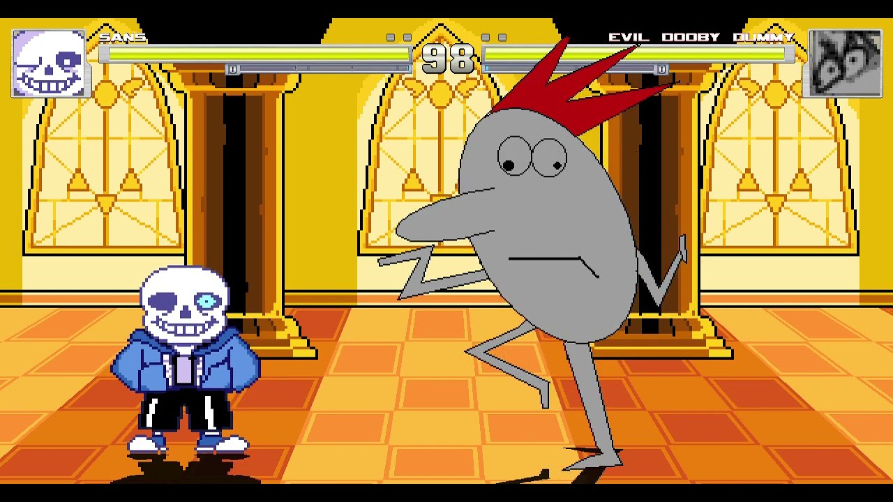 Mugen Battle Sans (Me) VS Evil Dooby Dummy