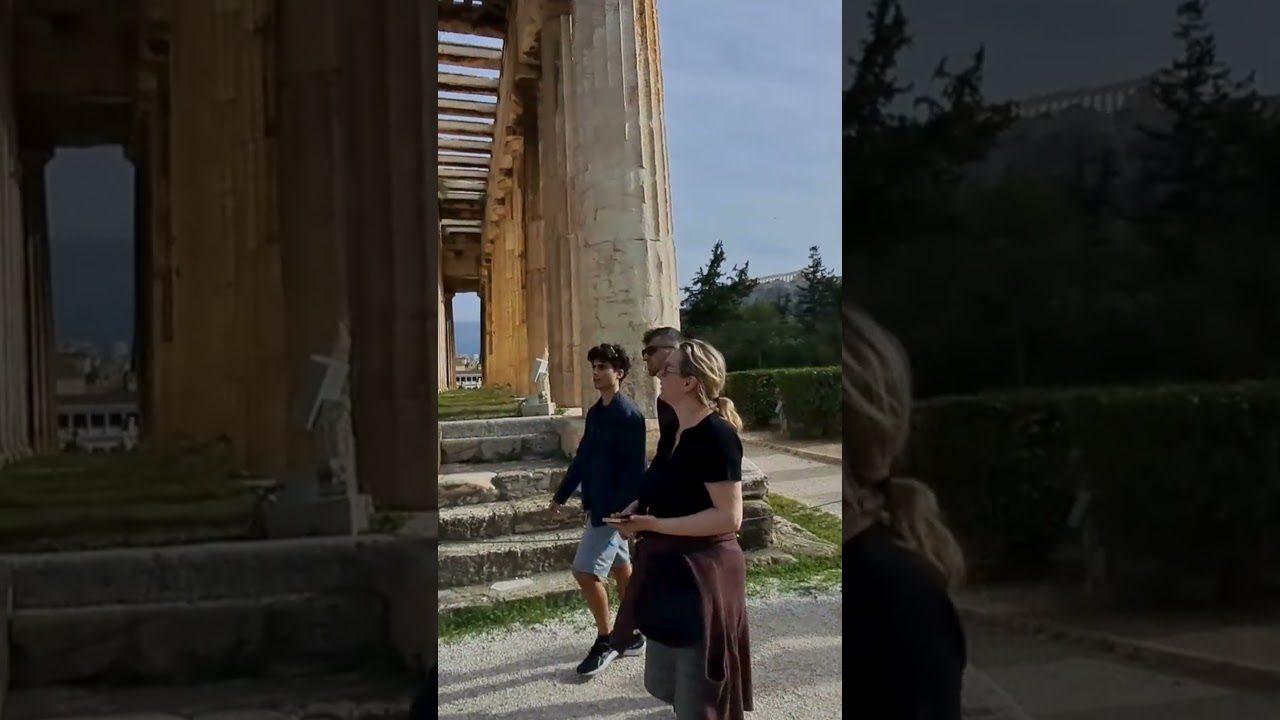 The Ancient Agora of Athens- Temple of Hephaestus #athens #ancient
