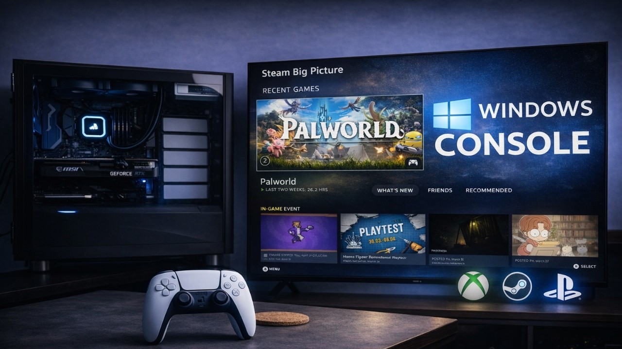 Я превратил свой компьютер под управлением Windows в игровую консоль &mdash; Linux не требуется.