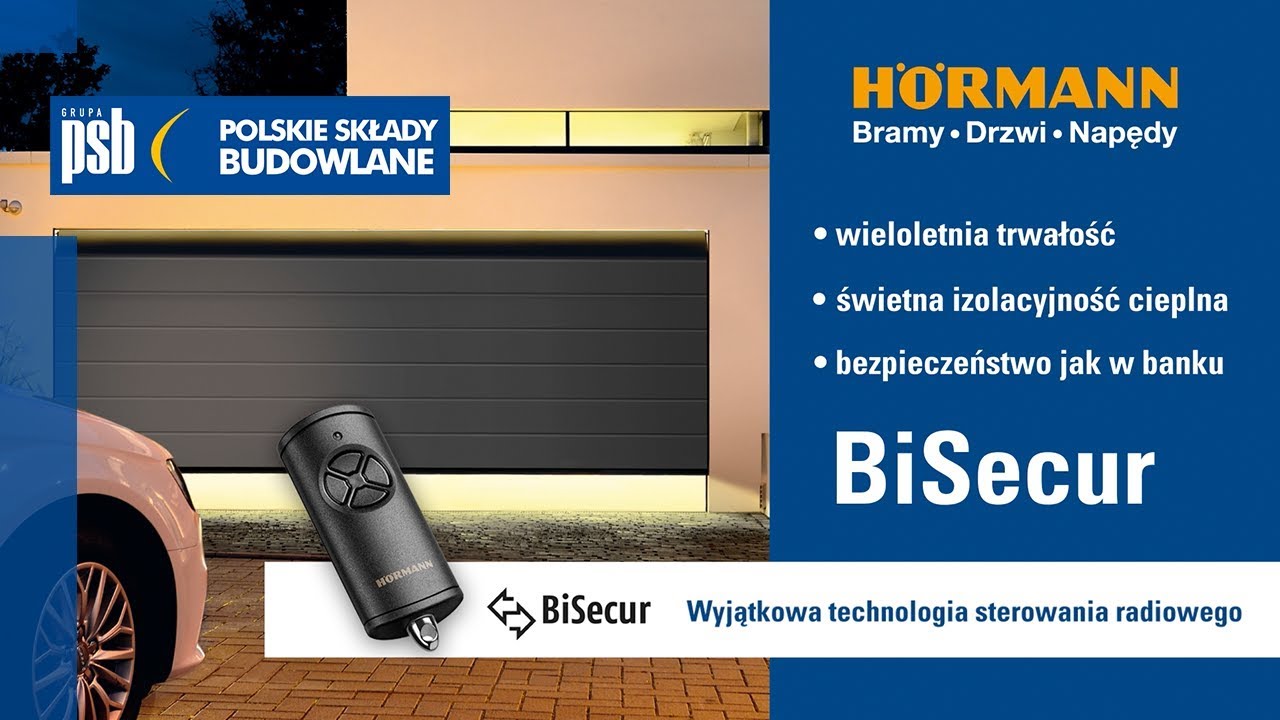 Garażowa brama segmentowa RenoMatic 2018. Hormann.