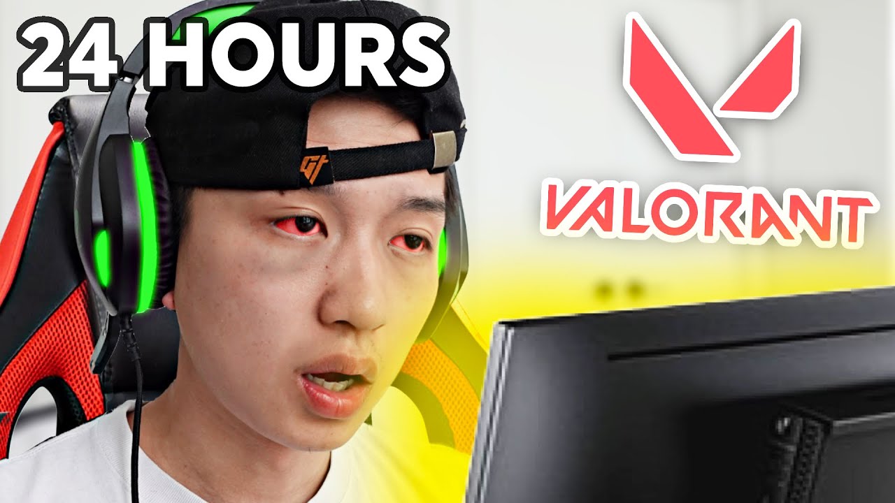 I Trained Valorant for 24 hours Straight (Ft. @WVRDELL )