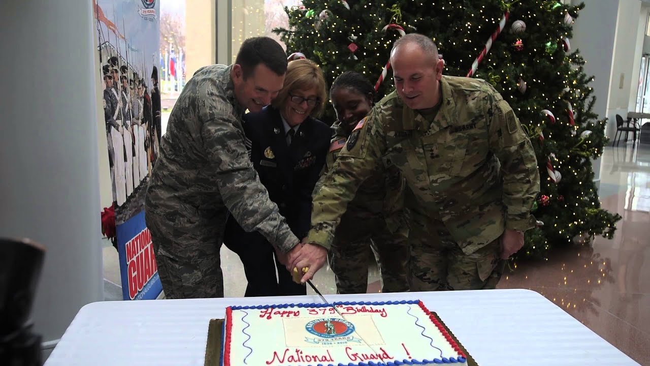 379th Guard Birthday Cake Cutting at Arlington Hall Station