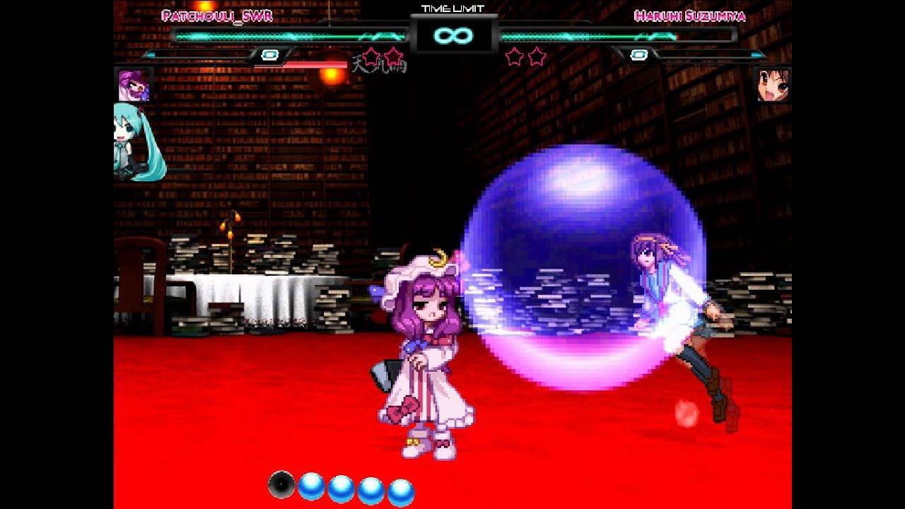 Mugen Touhou Characters: Patchouli_SWR