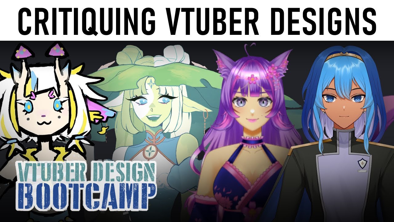 Vtuber Design Bootcamp EP 1: Критика и оценка инди-дизайна