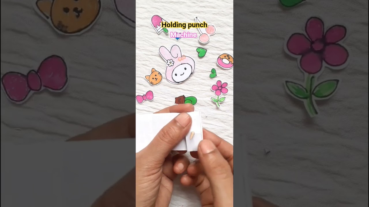 DIY  how to make holding punch machine, 😊💡