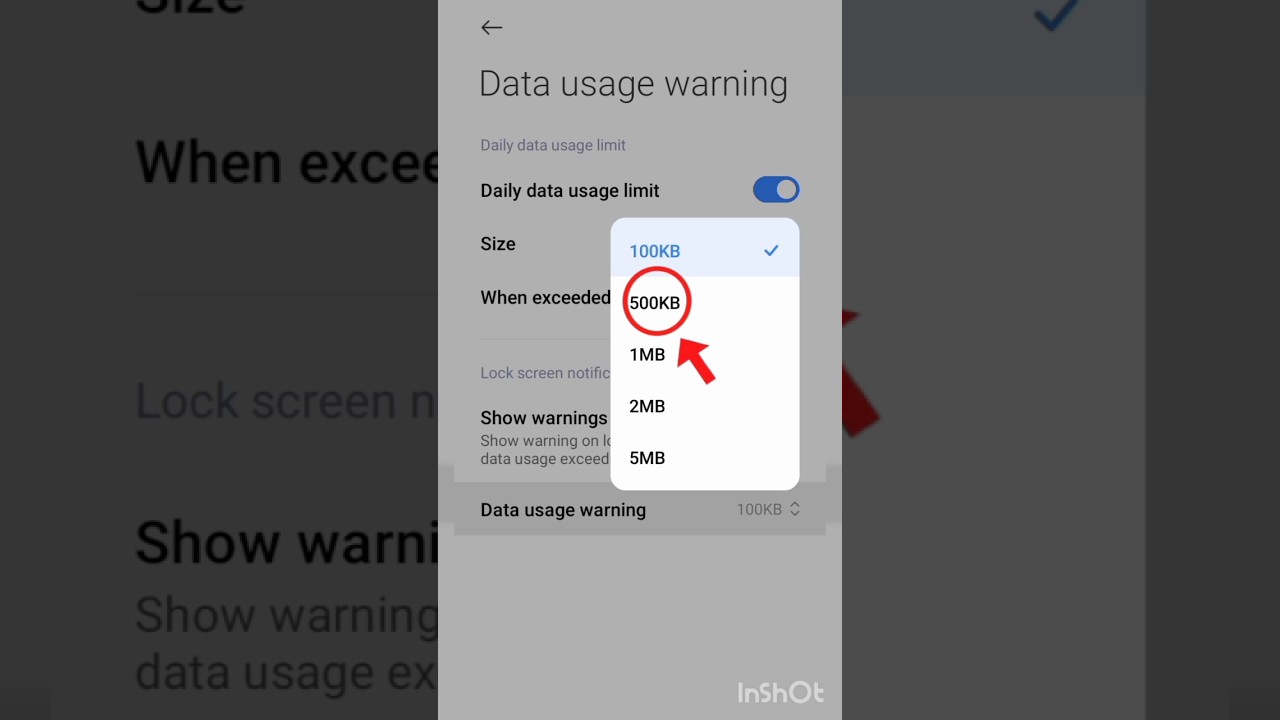 How To Mobile data internet usage warning🔥 Daily Data Limit size change#subscribe shorts#youtube