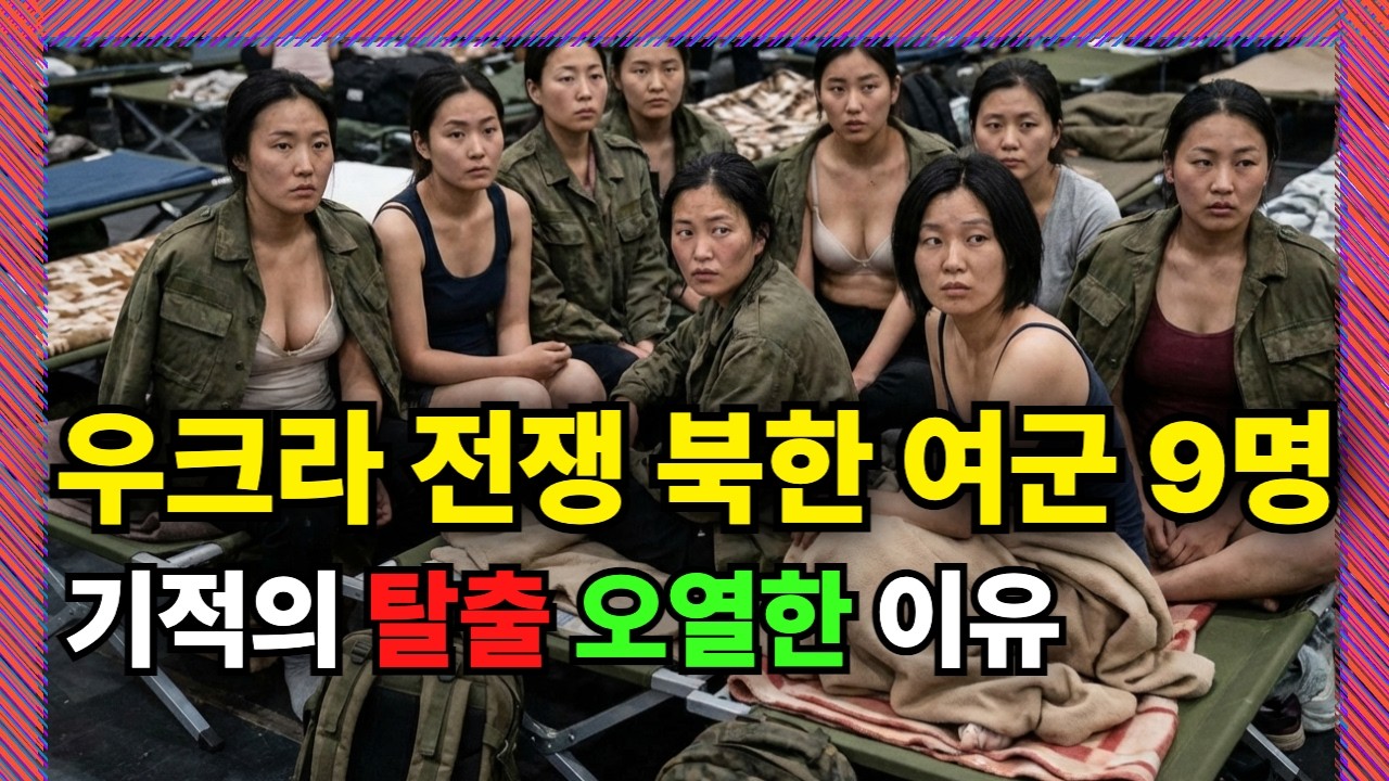 북한 여군 9명 사망자 없이 전원 탈출 / 우크라이나 전쟁 참전
