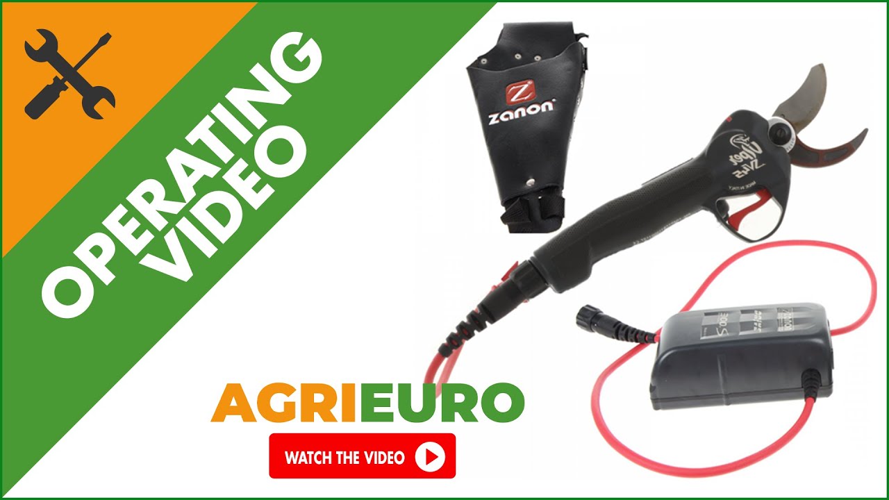 Viper SV45 Zanon Electric Pruning Shears Ø 45-22 mm - Battery and Charger Included - Operating video