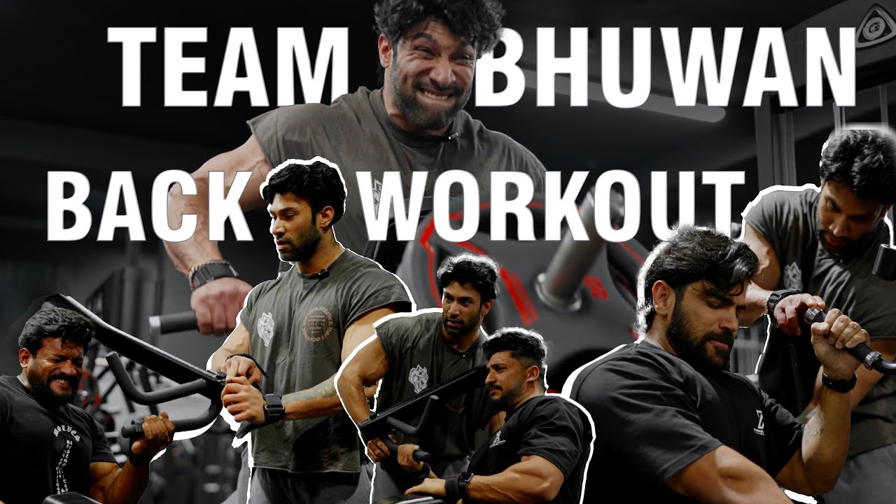 FULL BACK DAY IN INDIAS BIGGEST GYM | Bhuwan Chauhan
