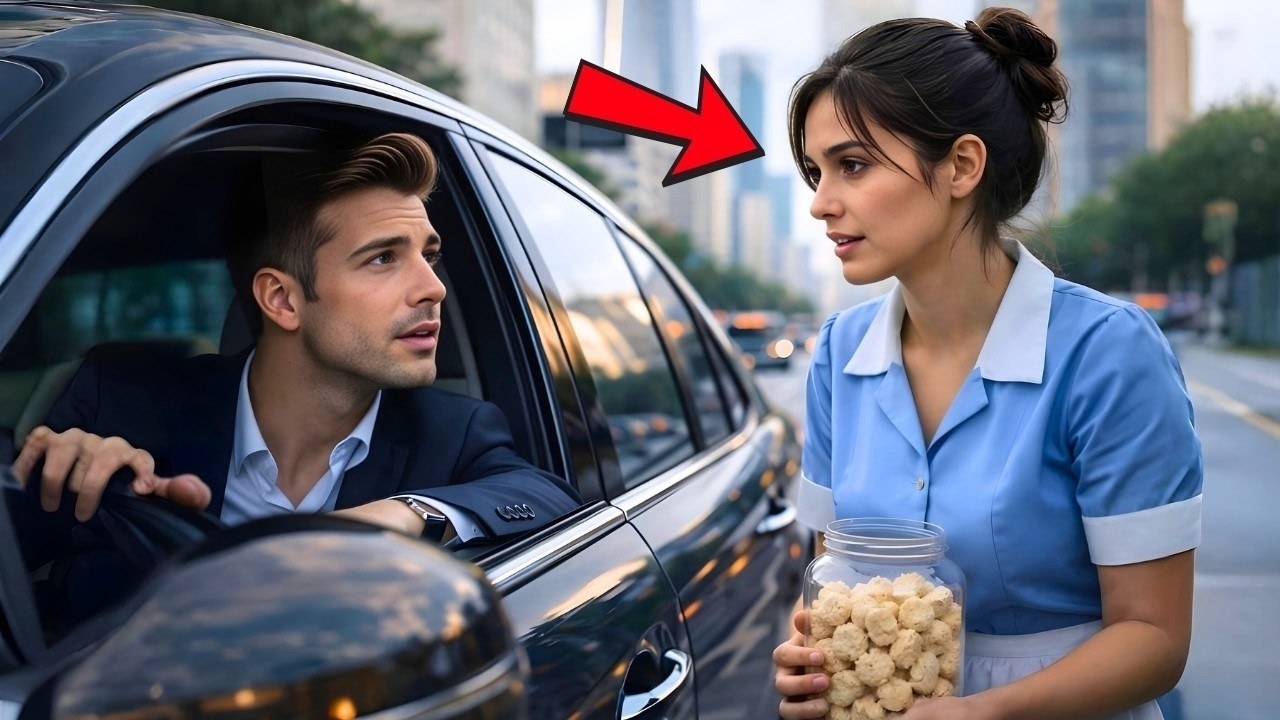 Un JEFE millonario vio a su empleada de limpieza vendiendo dulces después del trabajo e hizo lo