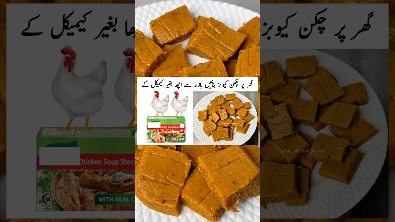 How to Make Chicken Cubes at Home😋🔥 